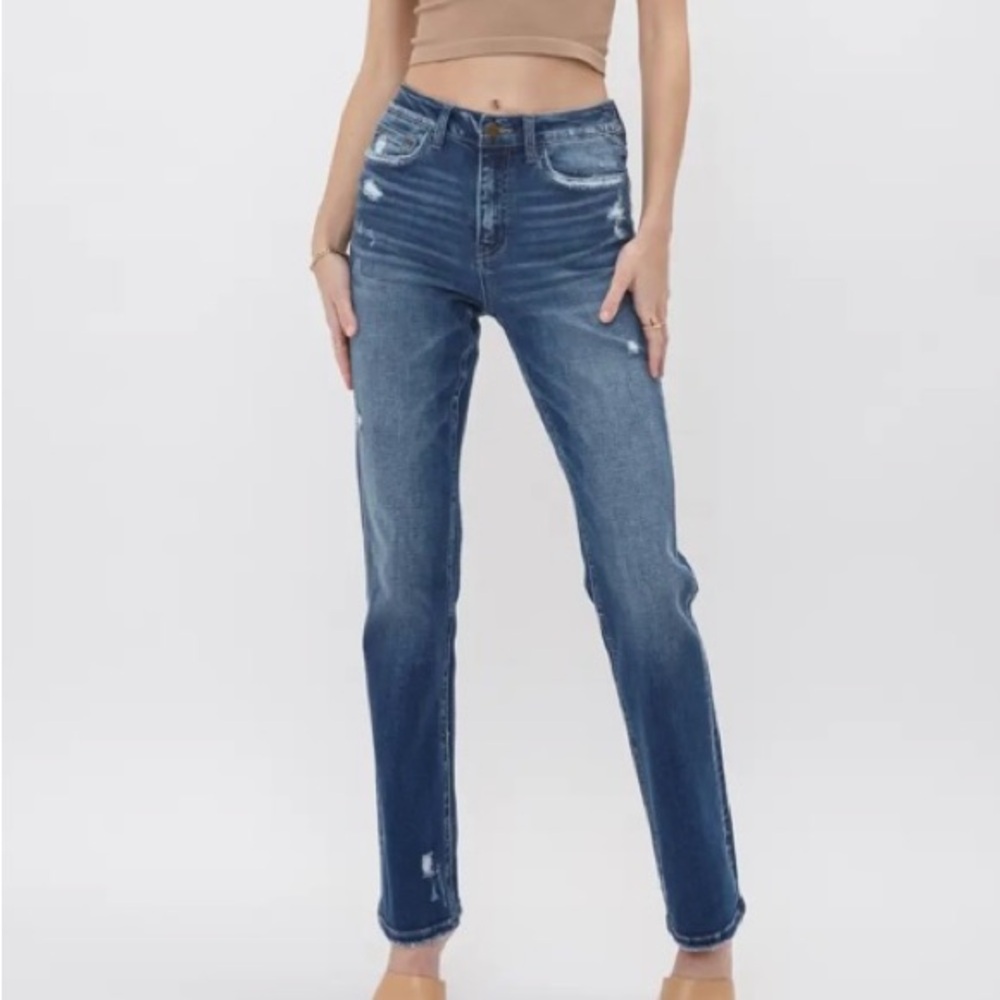 Eunina Blue Boyfriend Jeans